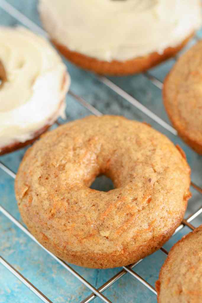 Baked Carrot Cake Donuts