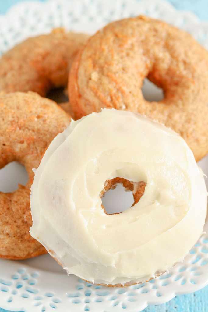 Baked Carrot Cake Donuts