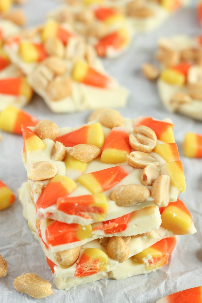 Candy Corn Peanut Bark