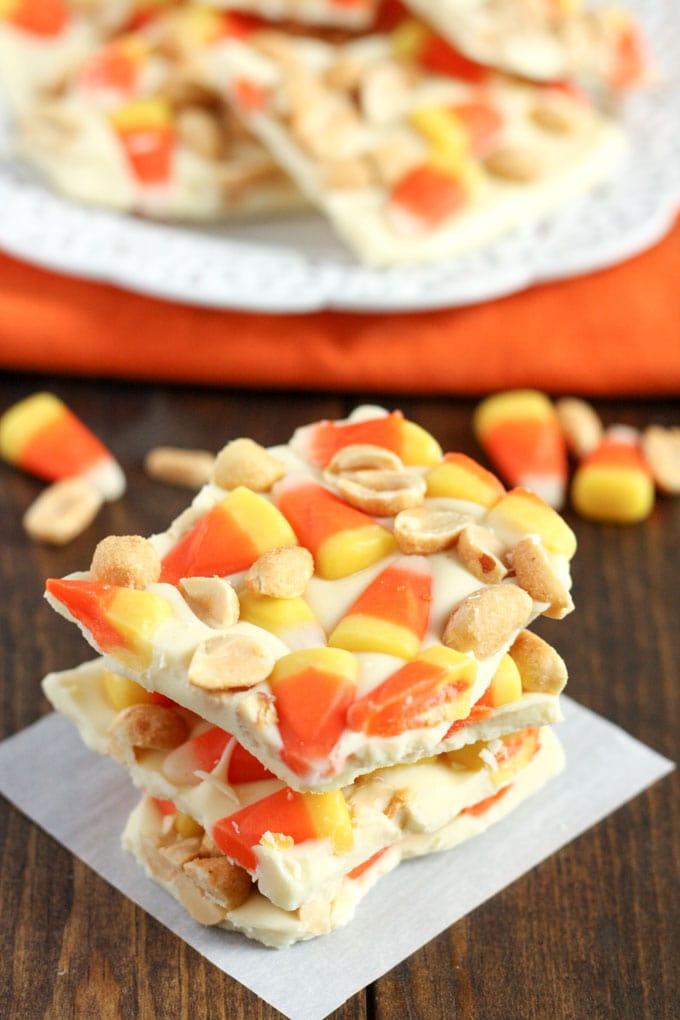 Candy Corn Peanut Bark