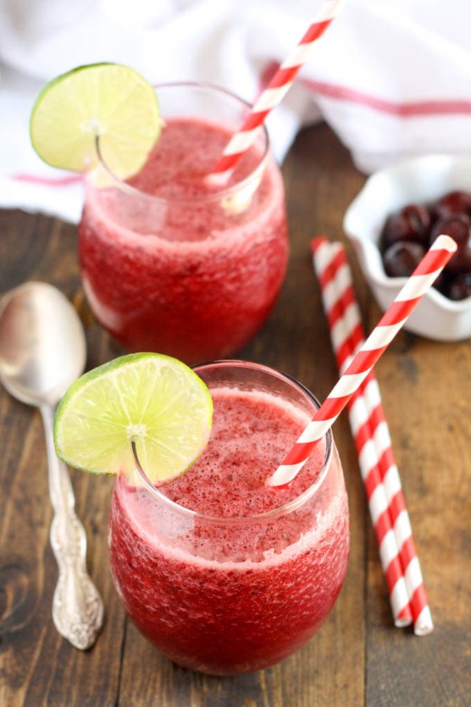 Cherry Limeade Slushies