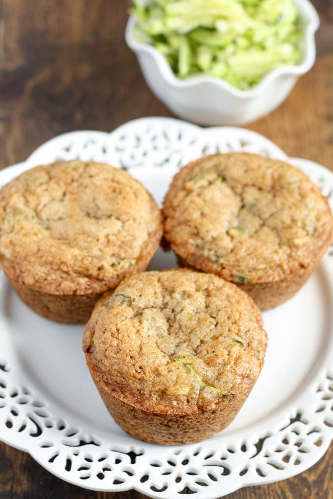 Cream Cheese-Filled Zucchini Muffins