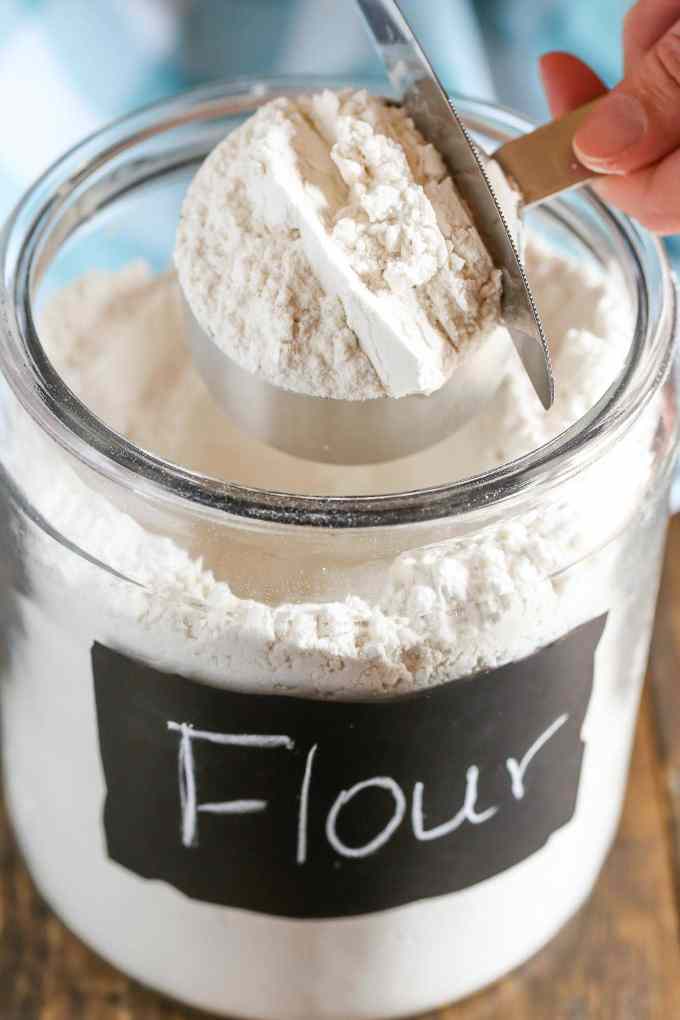 Learn how to measure flour with the spoon and level method.