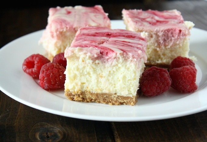 Lemon Raspberry Cheesecake Squares