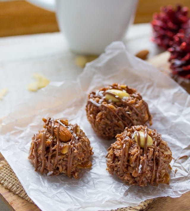 No-Bake Almond Joy Cookies