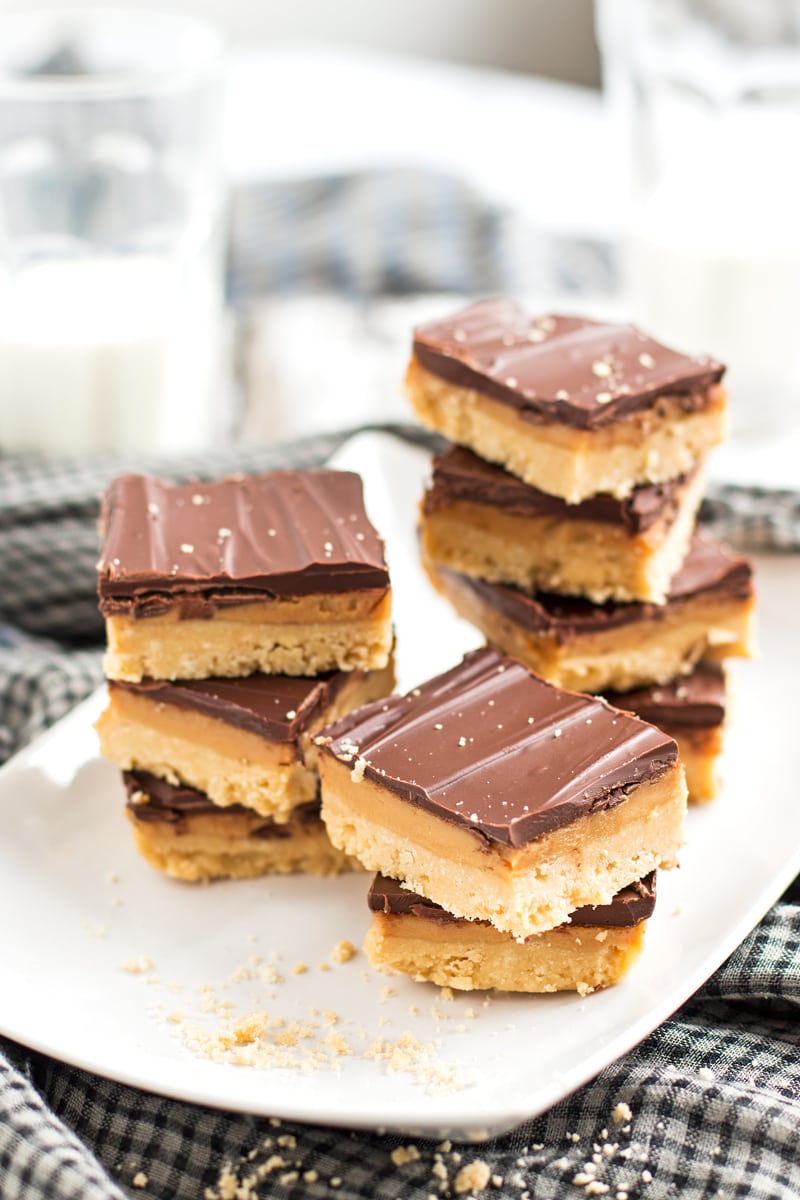 No-Bake Millionaires Shortbread Bars