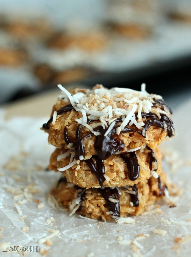 No-Bake Samoa Cookies