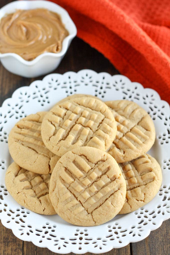 This easy Small Batch Peanut Butter Cookie recipe requires just one bowl! This recipe only makes 6-7 cookies and they're done in just 30 minutes!